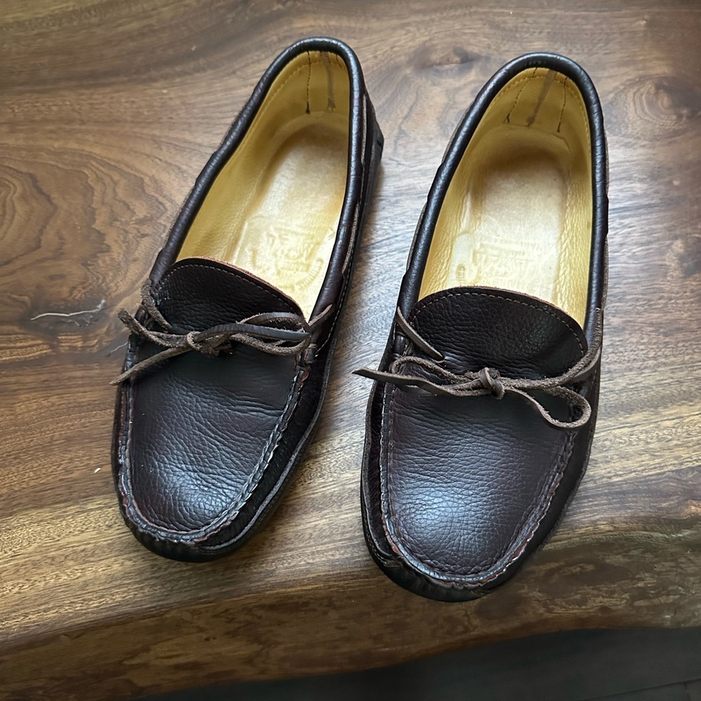 Men's Brown Leather Moccasins